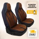 Sitzbez&uuml;ge passend f&uuml;r La Strada Wohnmobil Caravan in Braun Schwarz DLX2091