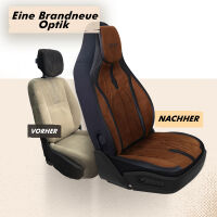 Sitzbez&uuml;ge passend f&uuml;r Roadcar Wohnmobil Caravan in Braun Schwarz DLX2091