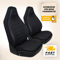 Sitzbez&uuml;ge passend f&uuml;r Auto Sleepers Wohnmobil Caravan in Schwarz UZY2121