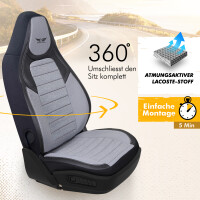 Sitzbez&uuml;ge passend f&uuml;r Hobby Wohnmobil Caravan in Grau Schwarz UZY2129