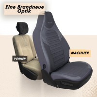 Sitzbez&uuml;ge passend f&uuml;r Pilote Wohnmobil Caravan in Beige UZY2128