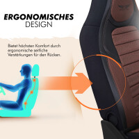 Sitzbez&uuml;ge passend f&uuml;r Auto Sleepers Wohnmobil Caravan in Braun Schwarz UZY2132