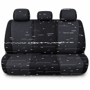 Sitzbezüge passend für Peugeot 308 in Schwarz...