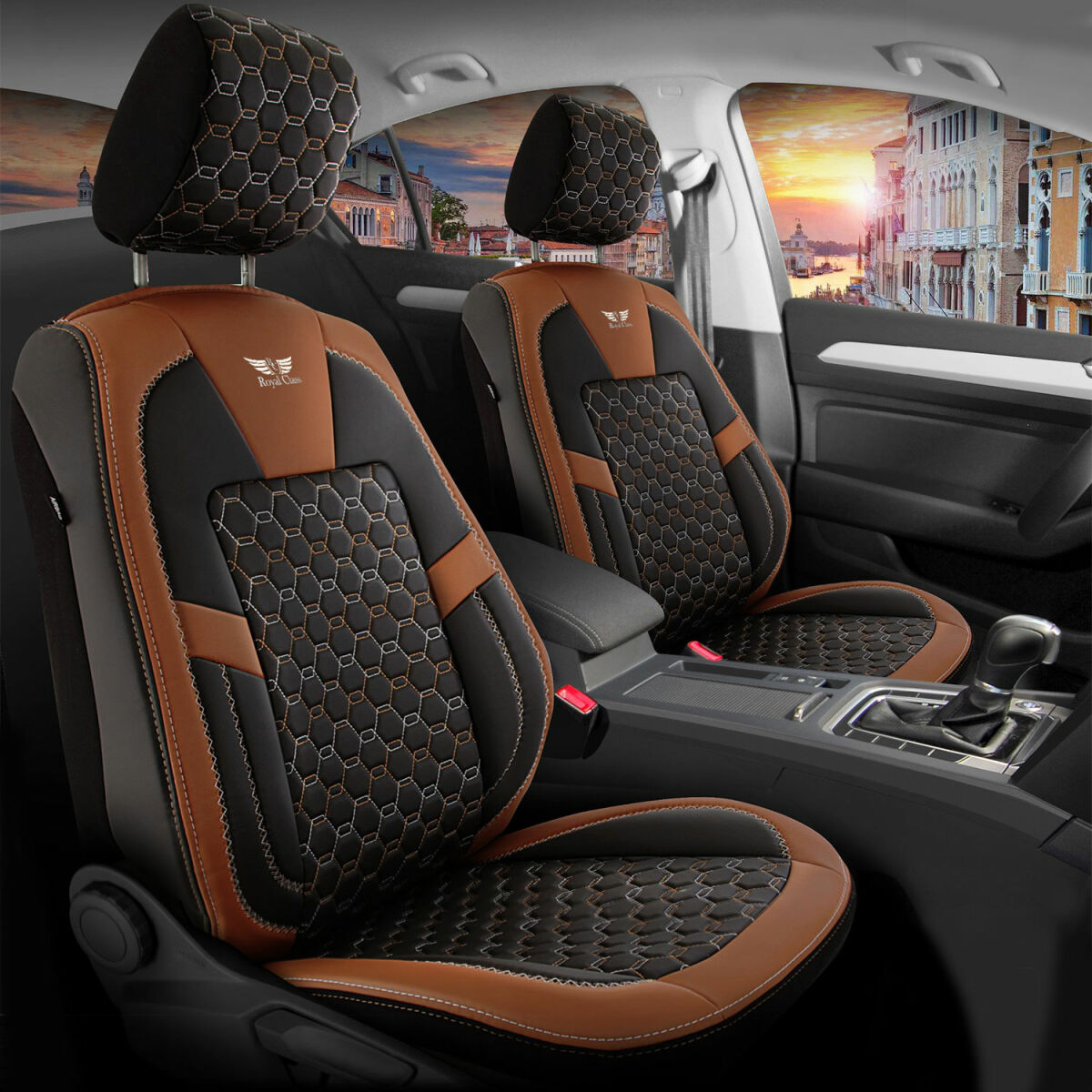 ASHFIT Auto Sitzbezüge Set, Für Nissan Qashqai J12 2021 2022 2023