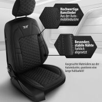 Sitzbez&uuml;ge passend f&uuml;r Mazda CX-3 in Schwarz