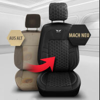 Sitzbez&uuml;ge passend f&uuml;r Mazda CX-3 in Schwarz