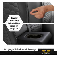 Sitzbez&uuml;ge passend f&uuml;r Volvo V70 in Schwarz Komplett