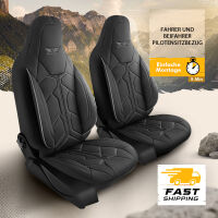 Sitzbez&uuml;ge passend f&uuml;r Sun Living Wohnmobil Caravan in Schwarz Grau Pilot 1.1
