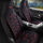Sitzbezüge passend für Nissan Note in Schwarz Rot Pilot 2.2