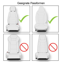 Sitzbez&uuml;ge passend f&uuml;r Wanner Wohnmobil Caravan in Schwarz Rot Pilot 2.2