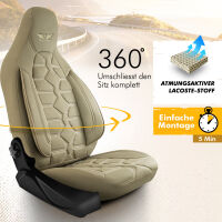 Sitzbezüge passend für Ford Fusion in Beige...
