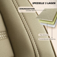 Sitzbez&uuml;ge passend f&uuml;r Nissan Primastar in Beige Pilot 2.3