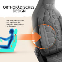 Sitzbez&uuml;ge passend f&uuml;r Frankia Wohnmobil Caravan in Grau Pilot 2.4