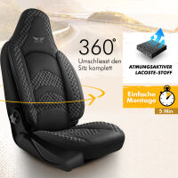 Sitzbezüge passend für Mazda CX-9 in Schwarz...