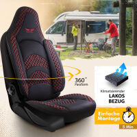 Sitzbezug ISRI Sitz Campingbus Wohnmobil Caravan Camper...