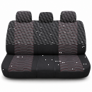 Sitzbezüge passend für VW Golf in Ruby Schwarz...