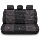 Sitzbezüge passend für VW Jetta in Ruby Schwarz...