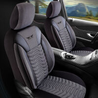 Sitzbezüge passend für Audi A1 in Dark Grau...