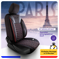 Sitzbezüge passend für Citroen Jumpy in Ruby...