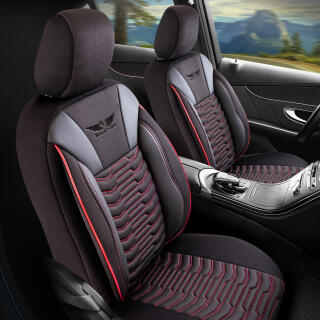 Sitzbezüge passend für Kia Niro in Ruby Schwarz
