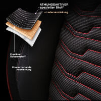 Sitzbez&uuml;ge passend f&uuml;r Volvo XC40 in Ruby Schwarz