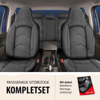 Sitzbez&uuml;ge Komplett passend f&uuml;r SsangYong Korando in Grau Pilot 3.4