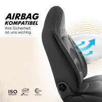 Sitzbez&uuml;ge Komplett passend f&uuml;r Mazda CX-3 in Grau Pilot 3.4