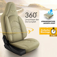 Sitzbez&uuml;ge Komplett passend f&uuml;r Opel Antara in Beige Pilot 3.3