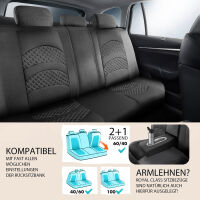 Sitzbez&uuml;ge Komplett passend f&uuml;r Kia Sorento in Grau Pilot 3.4