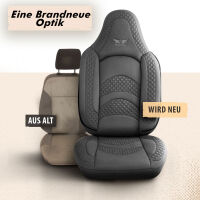 Sitzbez&uuml;ge Komplett passend f&uuml;r Seat Exeo in Grau Pilot 3.4