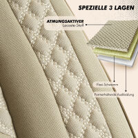 Sitzbez&uuml;ge Komplett passend f&uuml;r Seat Arona in Beige Pilot 3.3