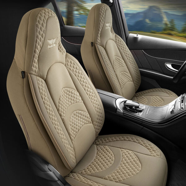 Sitzbezüge Komplett passend für Ford KA in Beige Pilot 3.3