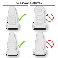 Sitzbez&uuml;ge passend f&uuml;r Opel Vectra in Schwarzgrau Pilot 4.1