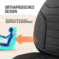 Sitzbez&uuml;ge passend f&uuml;r Bela Wohnmobil Caravan in Schwarzgrau Pilot 4.1