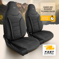 Sitzbez&uuml;ge passend f&uuml;r Burow Wohnmobil Caravan in Schwarzgrau Pilot 4.1
