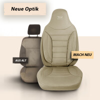 Sitzbez&uuml;ge passend f&uuml;r Chevrolet Captiva in Beige Pilot 4.3