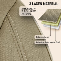 Sitzbez&uuml;ge passend f&uuml;r Benimar Wohnmobil Caravan in Beige Pilot 4.3