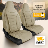 Sitzbez&uuml;ge passend f&uuml;r Bresler Wohnmobil Caravan in Beige Pilot 4.3