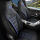Sitzbezüge passend für Ford KA in Schwarz Blau Pilot 4.7