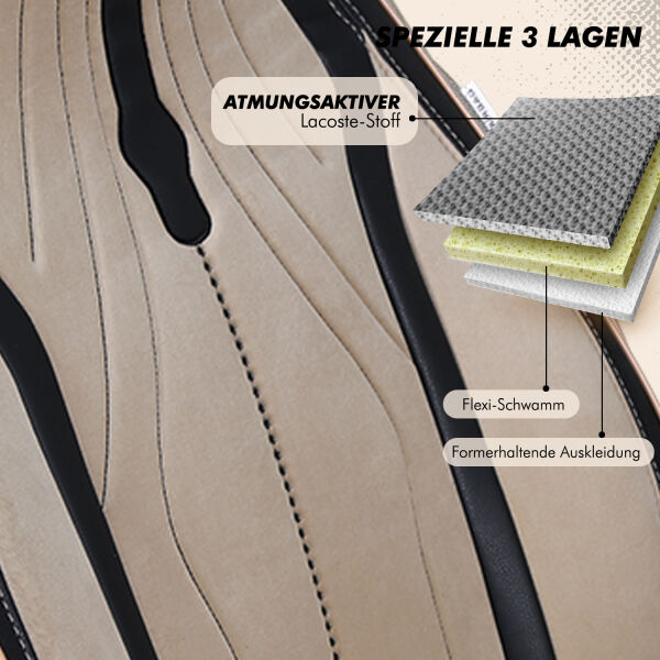 Beige | Schwarz